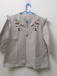 Floral Embroidered Top