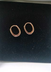 Rose Gold Hoop Earrings
