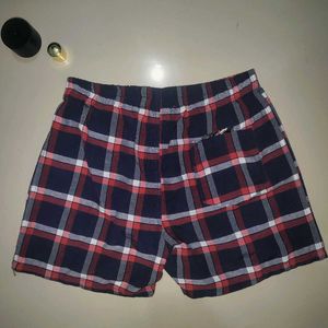 Cute Plaid Shorts Red/Black