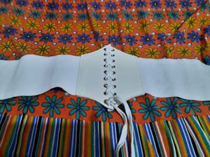 White Corset Belt