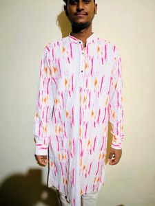 Tie-Dye Print Kurta New Wdt Tag