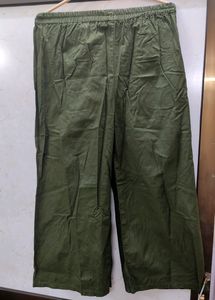 Olive Green Pant - Plazo