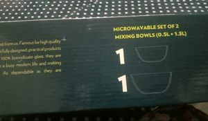 Borosil Mixing Bowls (Set of 2)