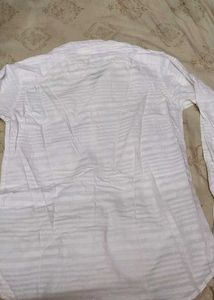 Striped White Shirt