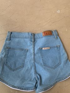 denim shorts