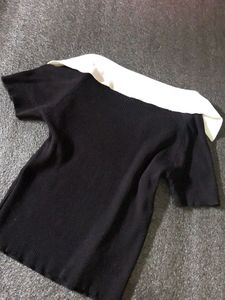 Chic Black &amp; White Top