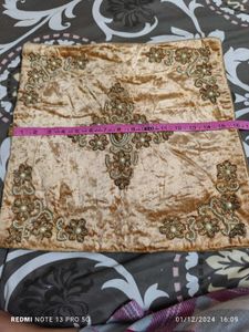 Velvet Heavy Embroidery Cushion Cover..