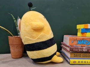 Gudetama Egg Sanrio Official Soft Toy Bee Costume