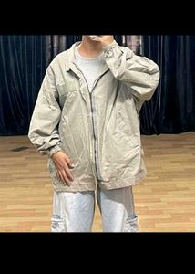 Vintage Style Oversized Utility Jacket.