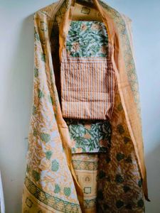 Pure Cotton Handwork Suit