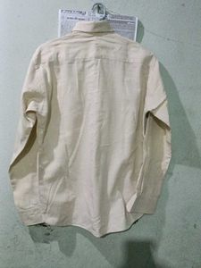 Men's Formal Beige Shirt
