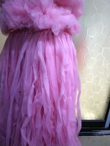Beautiful Gown In Ruffle Frock