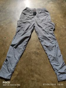 Grey Parachute Cargo For Men