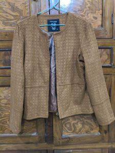 Chocolate brown short jacket