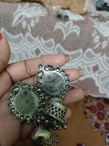 Three Oxidise Earrings Combo
