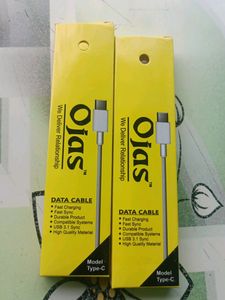 Pack Of 2 Ojas C Type Data Cable