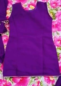 Elegant Purple Kurta Set