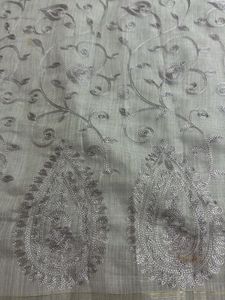 Elegant Grey Saree