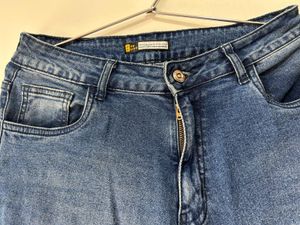Off Duty Blue Wide Leg Jeans