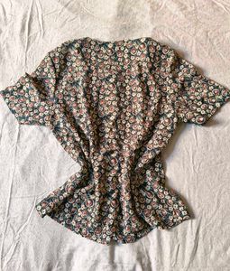 Floral Button-Up Top