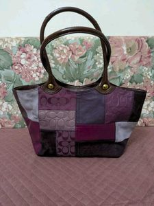 Coach Patchwork Leather Tote
