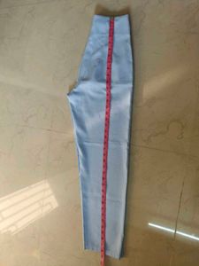 Blue Straight Leg Trousers