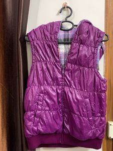 Winter Puffy Jacket Half Sleeve