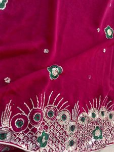 Rani Colour Brand New Saree