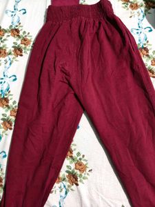 👉Zudio Maroon co-ord athletic set💪