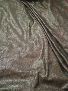 Shimmering Black Dark Silver Metallic Dress.
