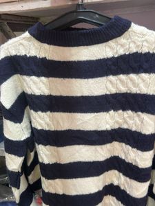 Striped Knit Sweater