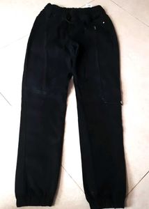 Black Casual Jogger Pants