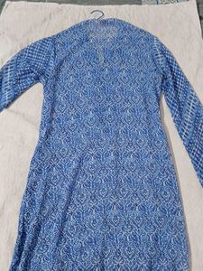 Elegant Blue Printed Kurta