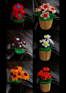 Pipe Cleaner Flower Pots