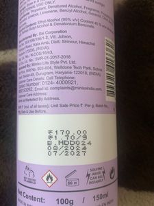 Miniso Bowknot Queen Deo Spray