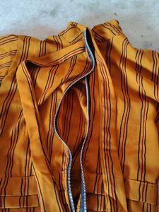 Striped Mustard Jacket