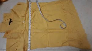 Tunic Short Top.over Jean&#39;s Yellow