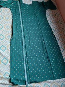 Teal Embellished Kurti