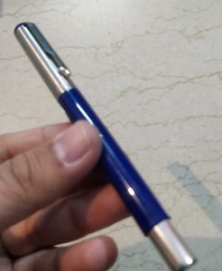 Parker Blue Fountain Ink Pen With Free Bottle