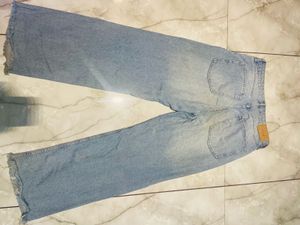 Light Wash Wide Leg Jeans