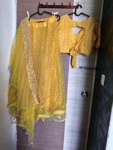 Yellow Lehenga Choli Set