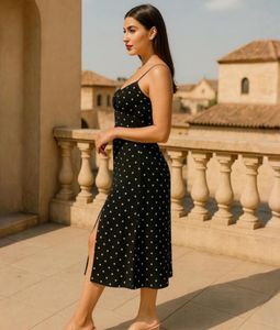 Polka Dot Midi Dress