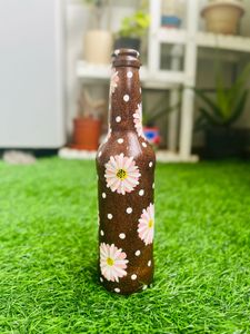 Hand-Painted Decorative Bottles(set Of 2)