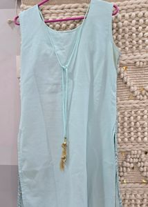 Sky Blue Colour Sharara Set With Duppata