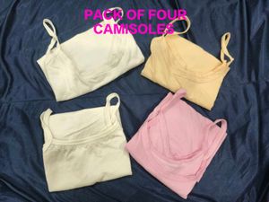 Pack OF Four Cotton Camisoles