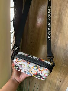Forever Young Colorful Circle Crossbody Bag