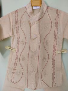 Combo Baby Boy Jubba Set With Shoes
