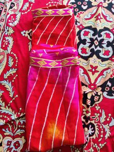Lahariya Saree With Blouse