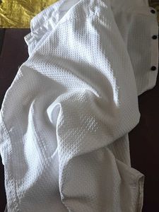 Stylish White Textured Men&#39;s Shirt