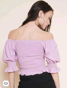 LAVENDER CROP TOP